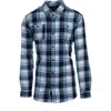 Burnside Perfect Plaid Flannel Work Shirt In Multi