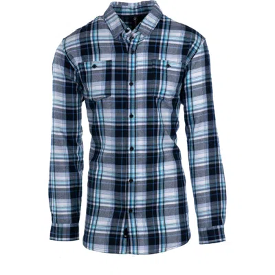 Burnside Perfect Plaid Flannel Work Shirt In Multi
