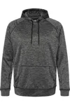 Burnside Performance Raglan Pullover Sweatshirt In Grey