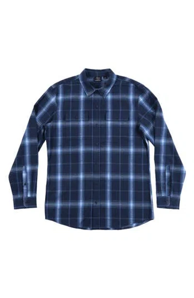 Burnside Plaid Flannel Button-up Shirt In Multi