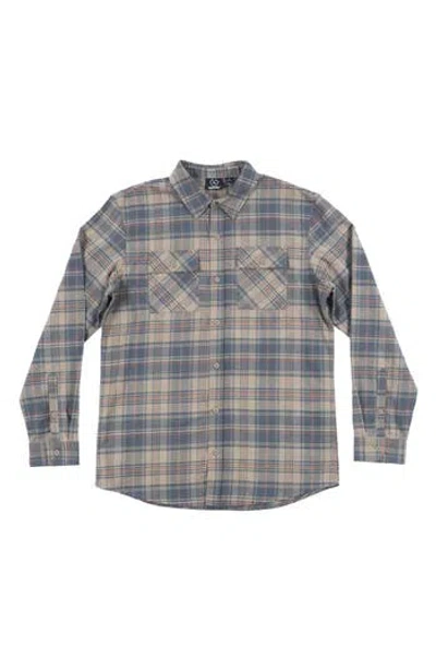 Burnside Plaid Flannel Button-up Shirt In Multi