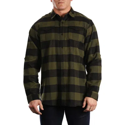 Burnside Plaid Flannel Shirt In Multi