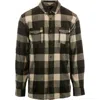 Burnside Plaid Flannel Shirt In Multi