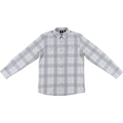 Burnside Plaid Long Sleeve Flannel Shirt In Multi