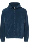 Burnside Polar Fleece Full-zip Jacket In Blue