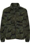 Burnside Polar Fleece Full-zip Jacket In Green