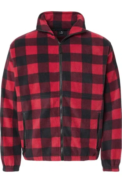 Burnside Polar Fleece Full-zip Jacket In Multi