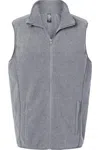 Burnside Polar Fleece Vest In Grey
