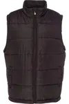 Burnside Puffer Vest In Black