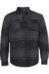 Burnside Quilted Flannel Jacket In Multi