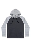 Burnside Raglan Sleeve Hoodie In Black
