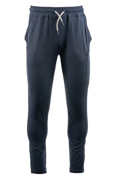 Burnside Soft Jersey Joggers In Ink Blue