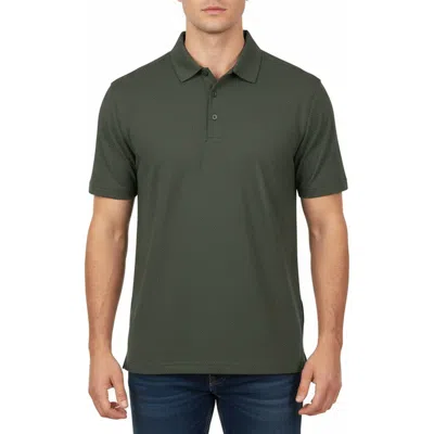 Burnside Soft Jersey Polo In Green