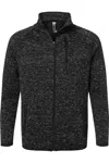 Burnside Sweater Knit Jacket In Black