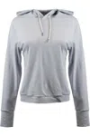 Burnside Women's Dawn To Dusk Hooded Pullover In Gray