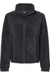 Burnside Women´s Polar Fleece Full-zip Jacket In Black