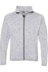 Burnside Women´s Sweater Knit Jacket In Grey