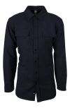 Burnside Yarn Dye Flannel Button-up Shirt In Denim
