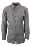 Burnside Yarn Dye Flannel Button-up Shirt In Gold