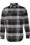 Burnside Yarn-dyed Long Sleeve Flannel Shirt In Multi