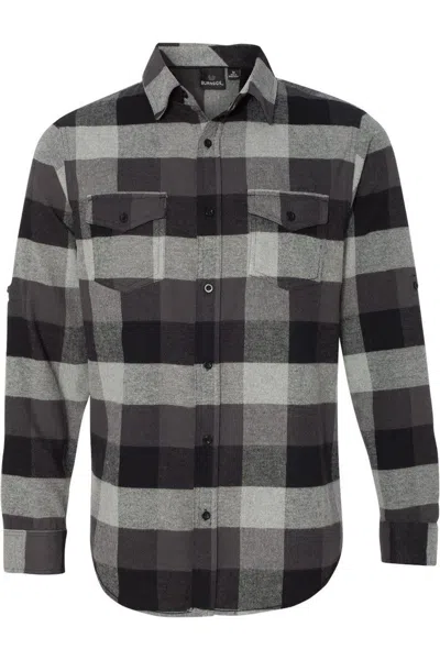 Burnside Yarn-dyed Long Sleeve Flannel Shirt In Multi