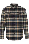 Burnside Yarn-dyed Long Sleeve Flannel Shirt In Multi