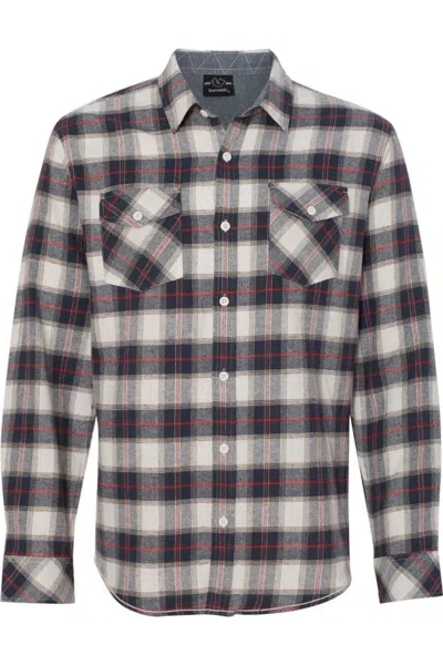 Burnside Yarn-dyed Long Sleeve Flannel Shirt In Multi