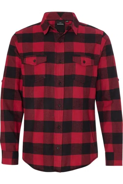 Burnside Yarn-dyed Long Sleeve Flannel Shirt In Multi