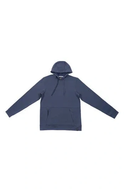 Burnside Zipper Pocket Hoodie In Blue