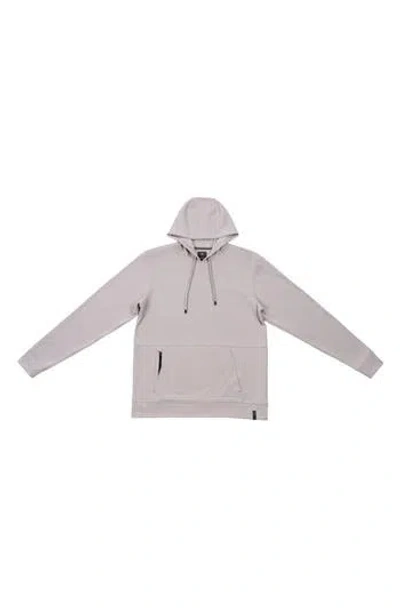 Burnside Zipper Pocket Hoodie In Gray