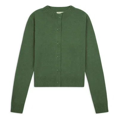 Burrows And Hare Green Women's Knitted Cardigan - Mint