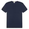BURROWS AND HARE MEN'S BLUE T-SHIRT - NAVY