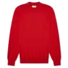 BURROWS AND HARE MEN'S MOCK TURTLE NECK - RED