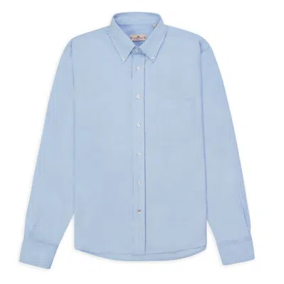 Burrows And Hare Oxford Button-down Shirt In Blue