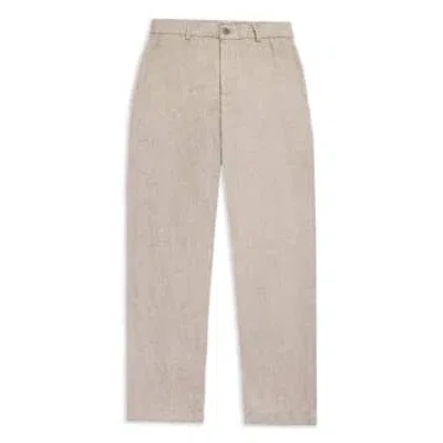 Burrows And Hare Trousers In Brown