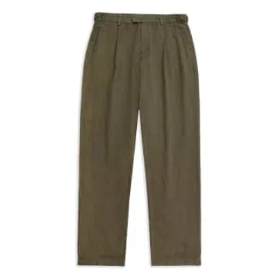 Burrows And Hare Trousers In Green