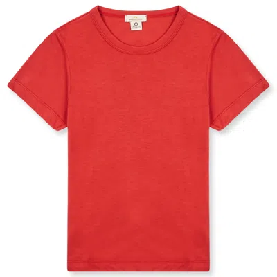 Burrows And Hare Women's T-shirt - Red