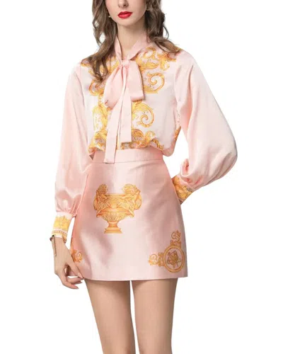 Burryco 2pc Blouse & Skirt Set