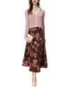 Burryco 2pc Blouse & Skirt Set In Multi