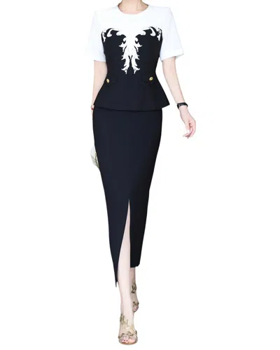 Burryco 2pc Top & Skirt Set In Multi