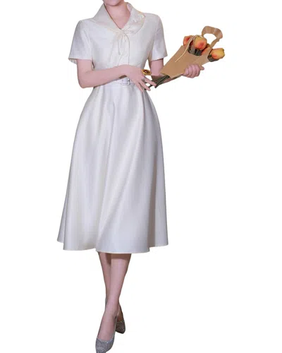 Burryco A-line Dress In Silver