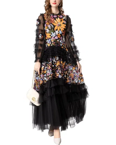 Burryco Black Maxi Dress