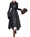 Burryco Black Solid Maxi Dress In Black