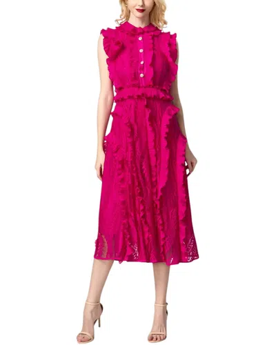 Burryco Brc By  Dress In Burgundy