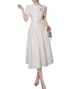 Burryco Midi Dress In White