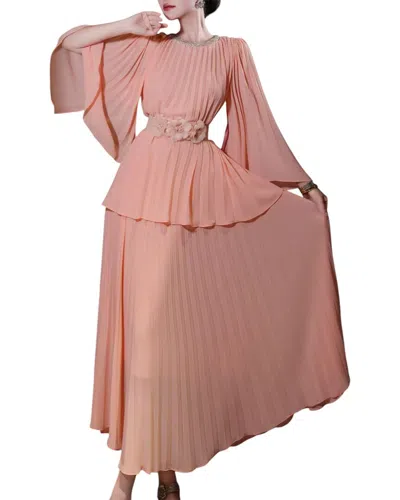 Burryco Brc By  Maxi Dress In Pink