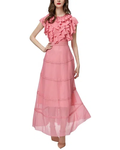 Burryco Brc By  Maxi Dress In Pink