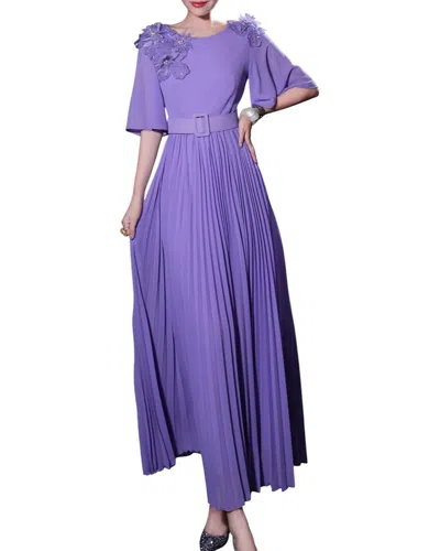 Burryco Brc By  Maxi Dress In Purple