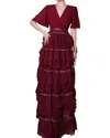 Burryco Brc By  Maxi Dress In Red