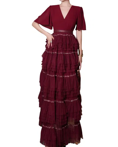 Burryco Brc By  Maxi Dress In Red